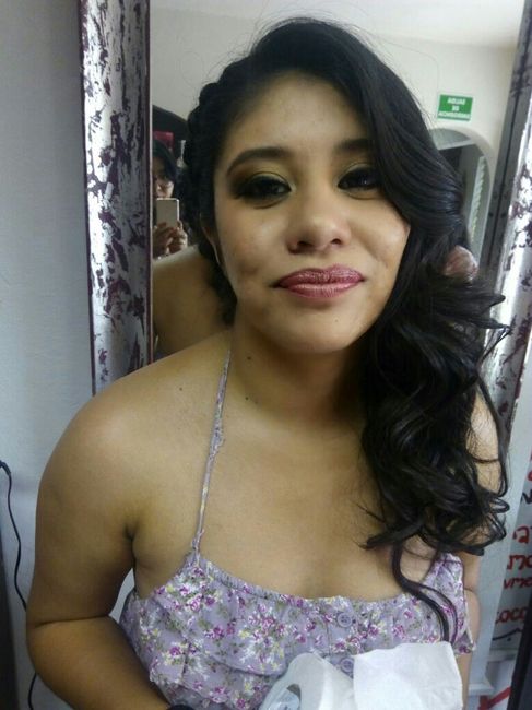 A 3 meses  locura total mi maquillaje y peinado! - 2