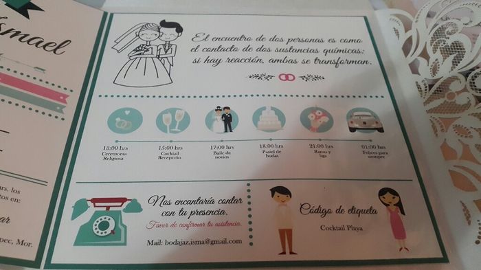 Mis invitaciones, me encantaron!! - 5