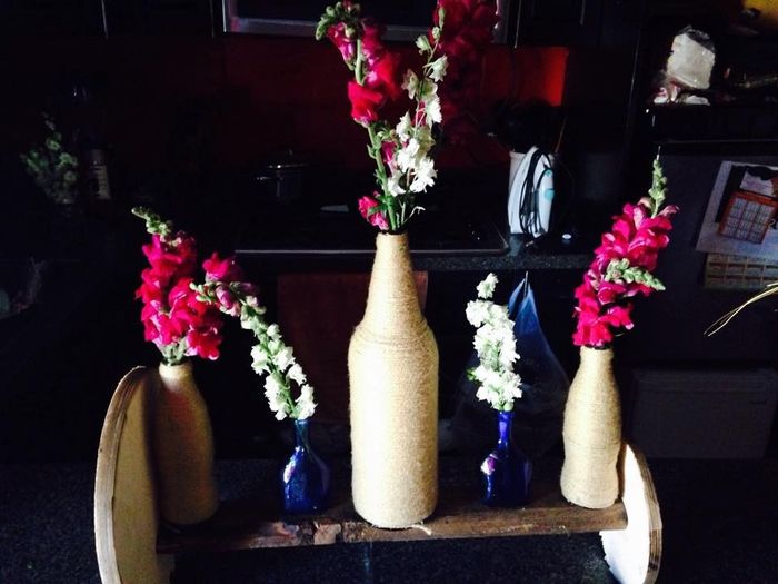 Botellas de estambre