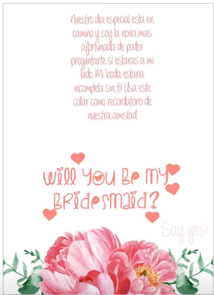 Will you be my bridesmaid? 💐👰🏻✨ - 5