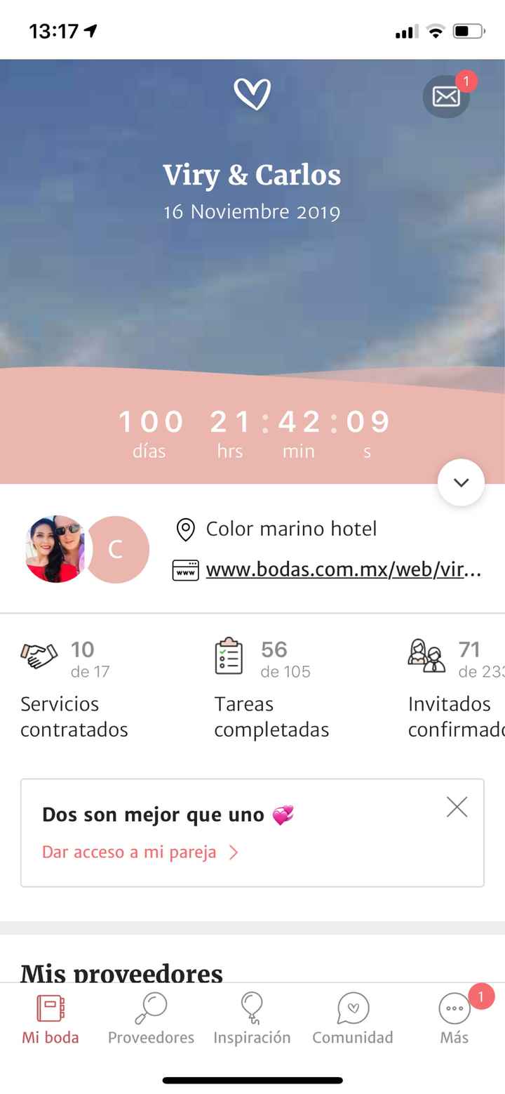 a 💯 días 👰🏻😱💃🏻!! - 1