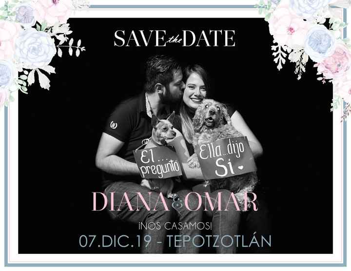 Nuestro save the date ! - 1