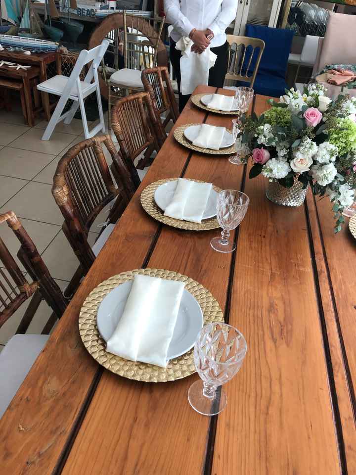 Degustación platillos 😛🍤👰🏻🤵🏻🎉 y montaje mesas😍 - 5