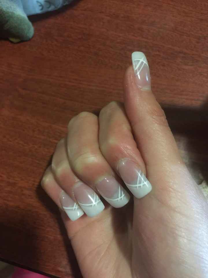 Mis uñas listas a un día de mi boda!!!!! - 2