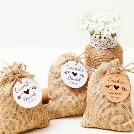 Bolsitas yute recuerditos - 8