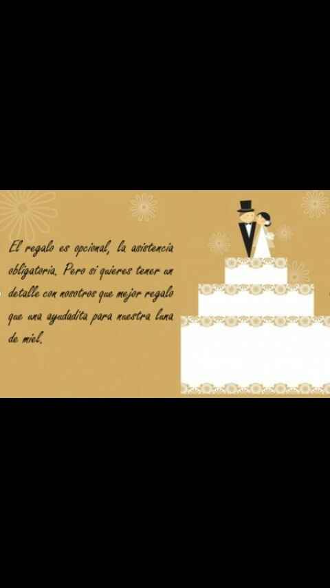 Como pedir de regalo efectivo - 1