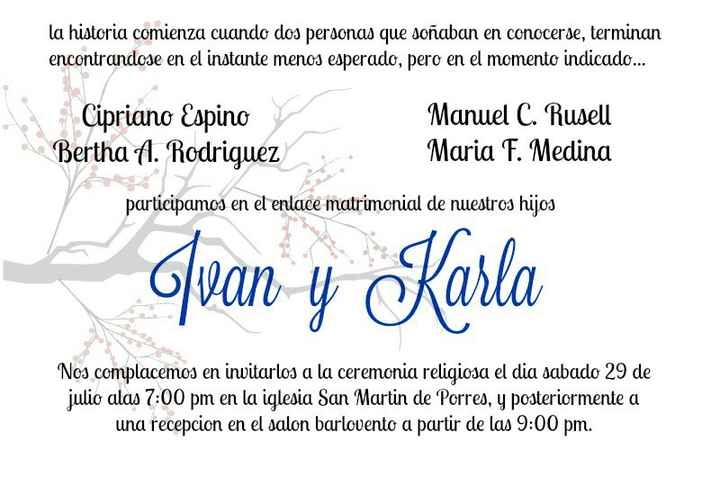 Ayuda con invitaciones - 1