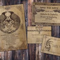 Mis invitaciones vikingas!!! Scoll! - 1