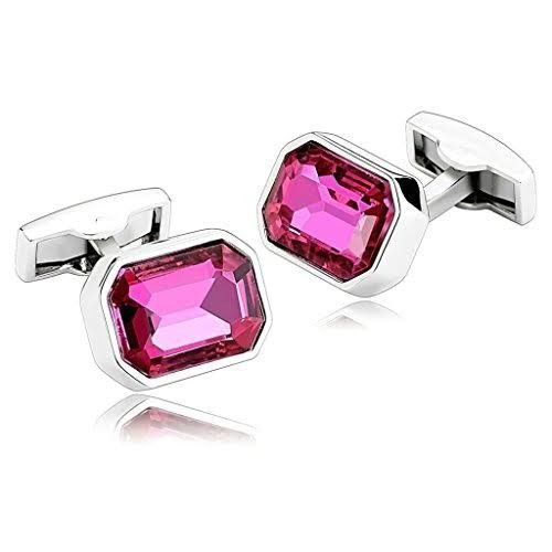 Mancuernillas para grooms-color rosa💗 - 12