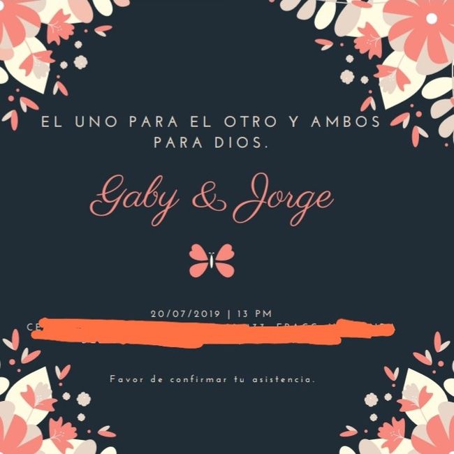 Invitaciones b Civil 🌺 - 2