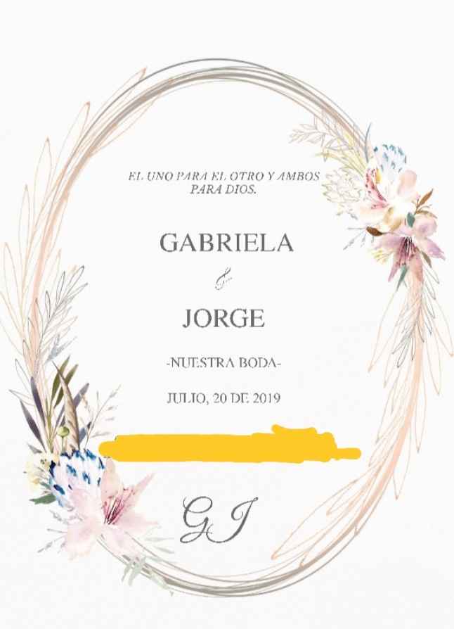 Invitaciones b Civil 🌺 - 5