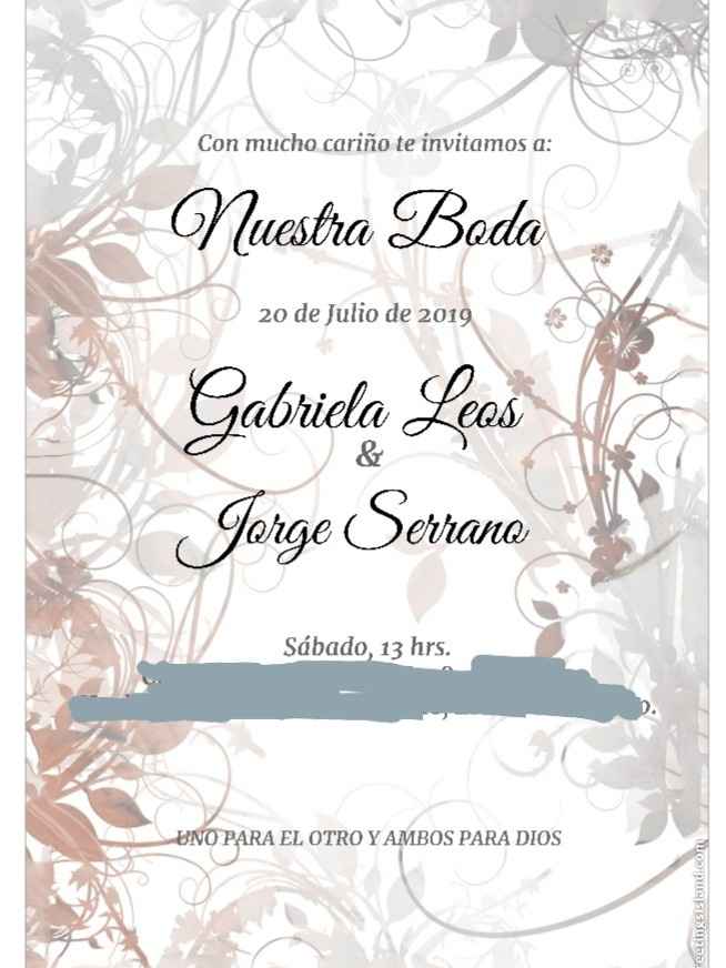 Invitaciones b Civil 🌺 - 6