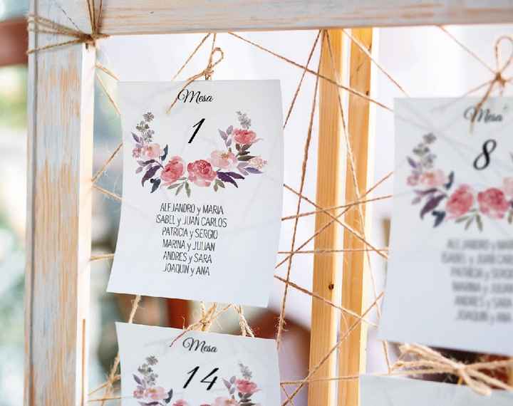 Números de mesa 🌷123 - 10