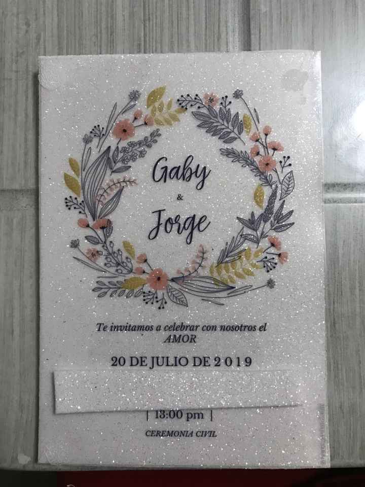 Invitaciones boda Civil🌺😍 - 6