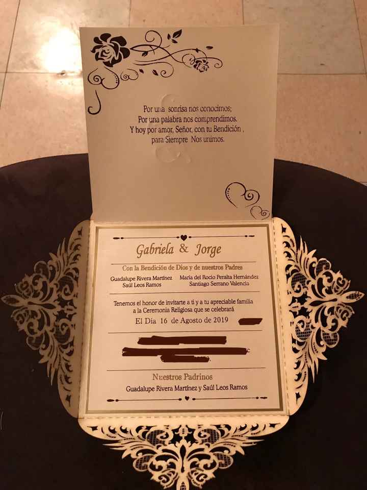Invitaciones y mesa de regalos !! Listas!! 💕 - 4