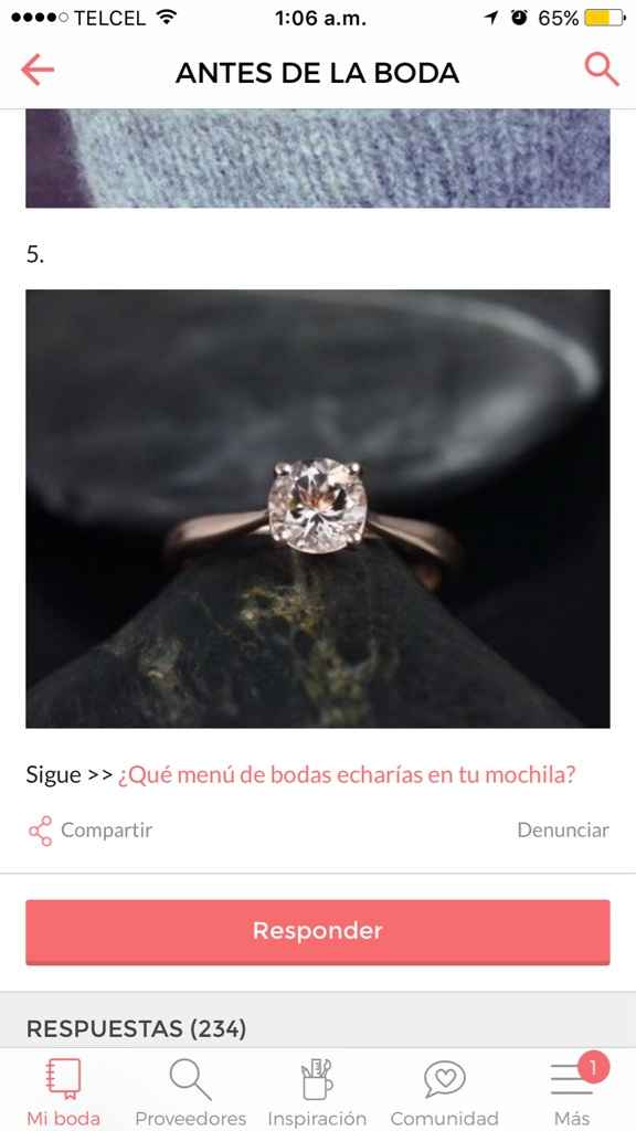 ¿Qué anillo de compromiso es perfecto para novias mochileras? - 1