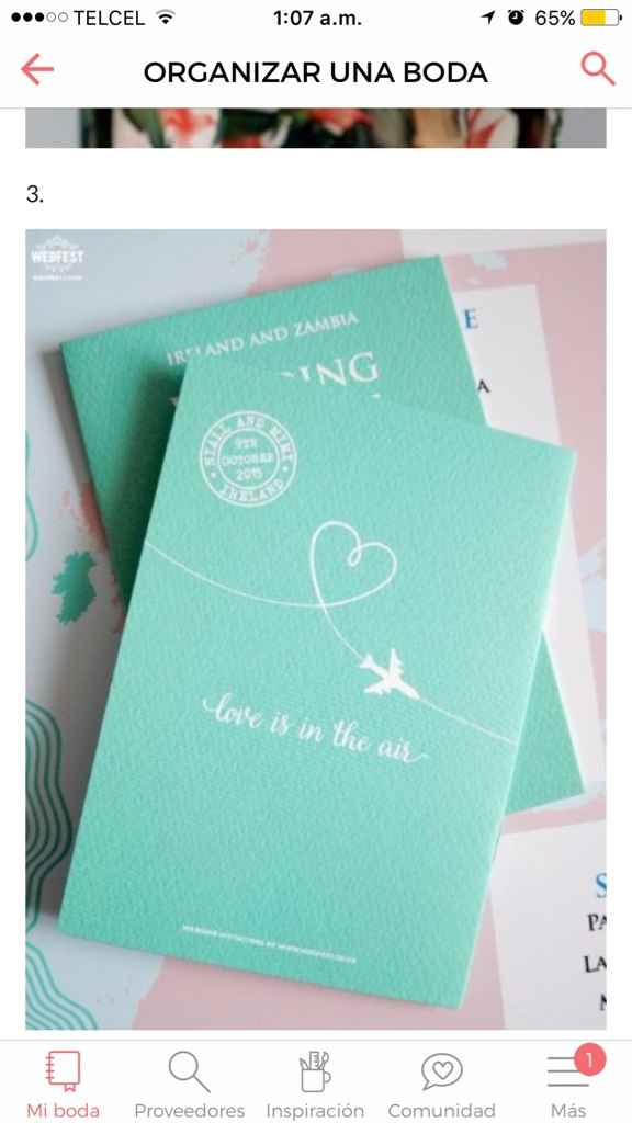 ¿Qué invitación de boda llevarías en tu mochila? - 1