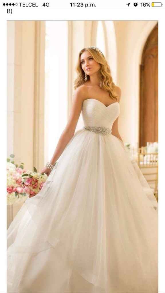 ¿Cuál vestido de novia va más contigo? - 1