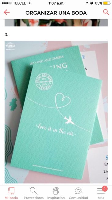 ¿Qué invitación de boda llevarías en tu mochila? - 1