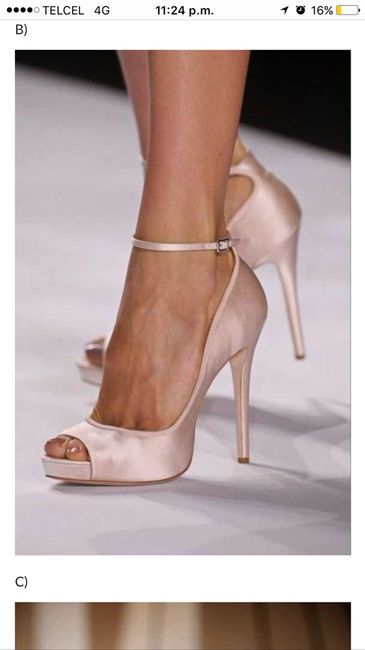 ¿Qué zapatos de novia te gustan más? - 1