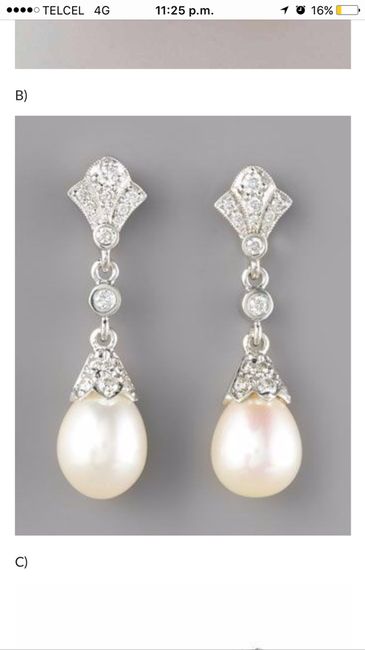 ¿Qué aretes usarías para tu boda? - 1