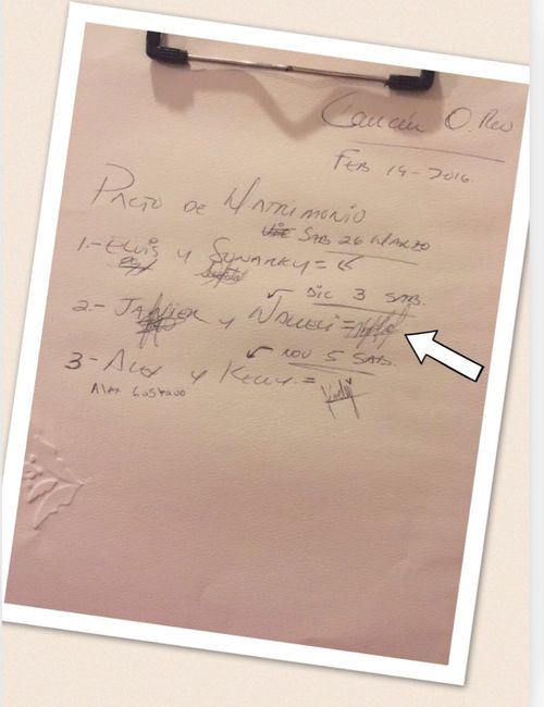Cuantas se comprometieron un 14 de febrero ? - 1