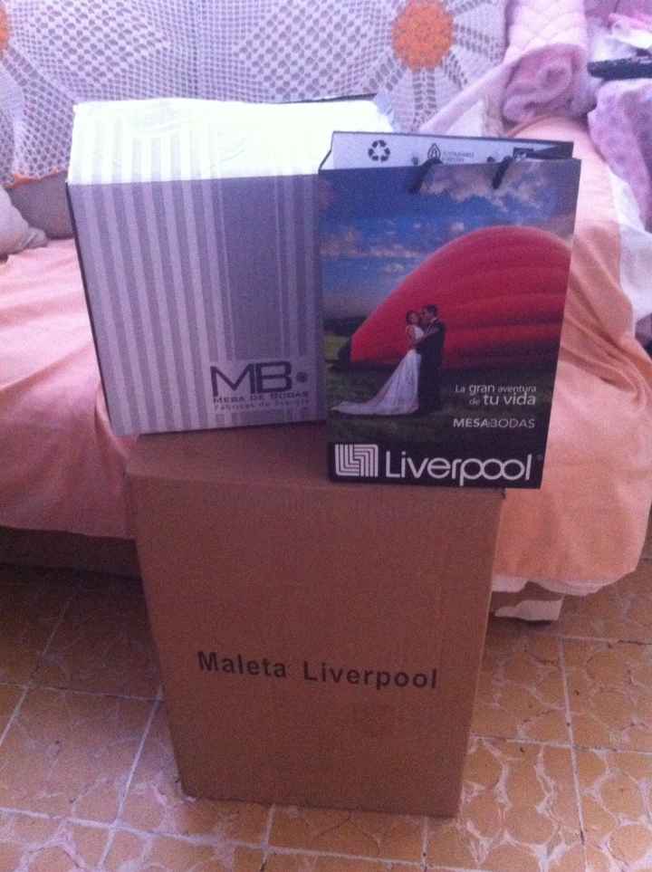 Mesa de regalos
