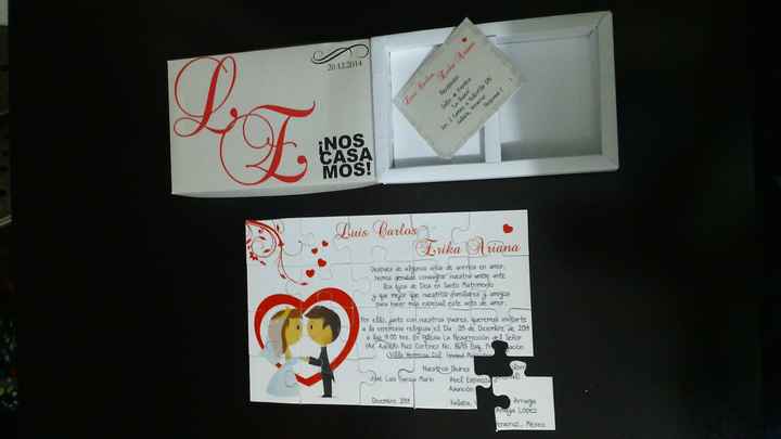 Nueatras invitaciones listas!!! - 2
