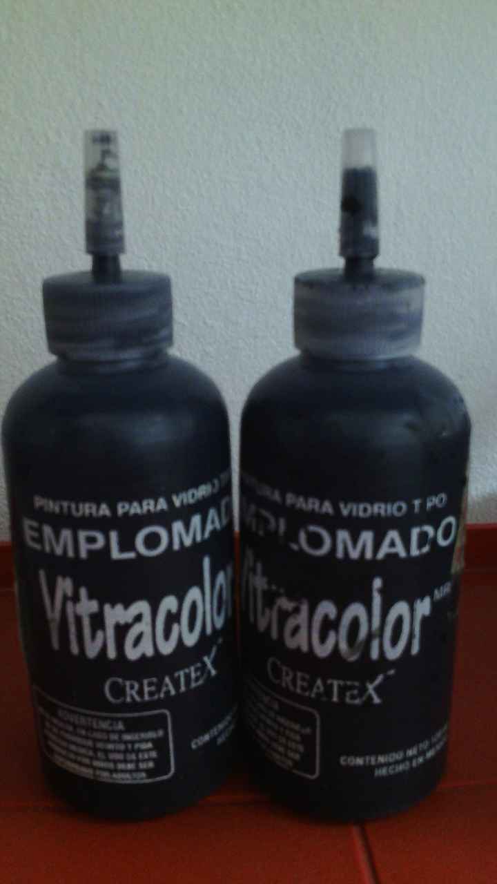 Como hacer vitrales para recuerdo - 1