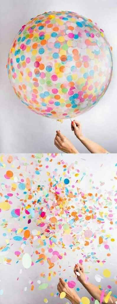 Y te prohibieron arrojar arroz? aqui unas ideas  fantasticas para sustituirlo ! - 2