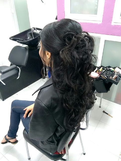 Maquillaje y peinado elegido para mi día b - 7