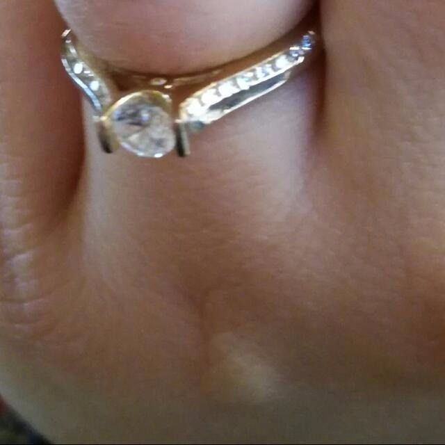 La primer foto del anillo... no lo podía creer!!!