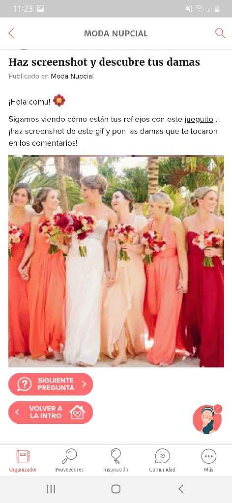 Haz screenshot y descubre tus damas - 1