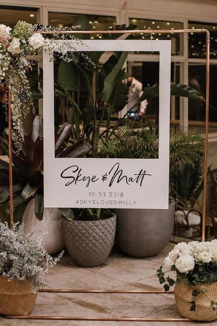 4 inspiraciones para un photocall de bodas 7