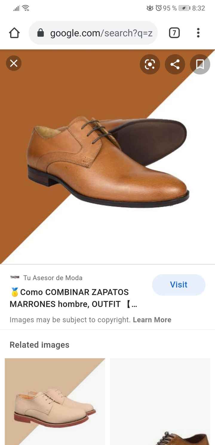 Que zapatos van con este traje? - 2