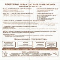 Requisitos para boda civil en COAHUILA