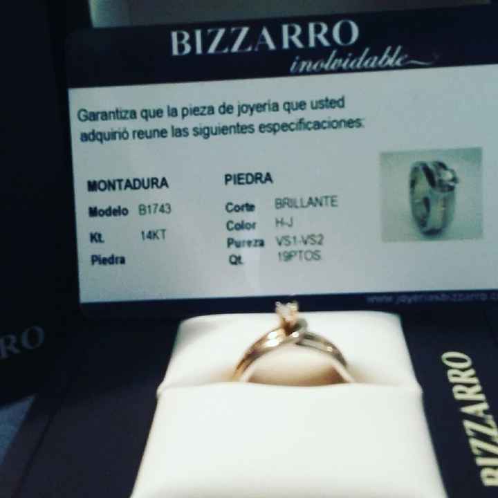 Por fin tengo mi anillo de compromiso.  cual es el tuyo - 1