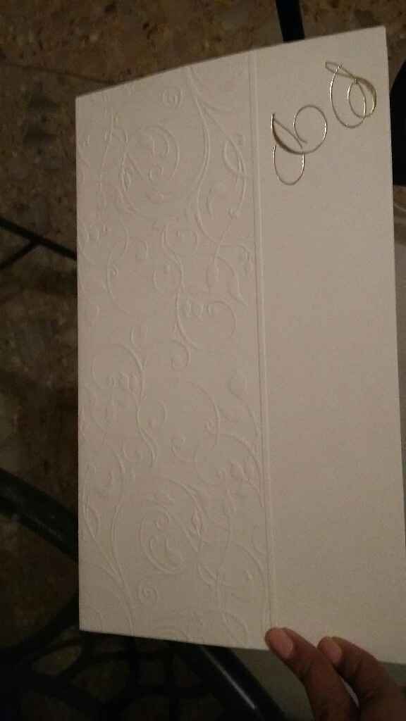 Por fin nuestras invitaciones - 1