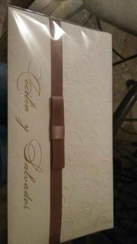 Por fin nuestras invitaciones - 3
