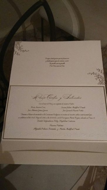 Por fin nuestras invitaciones - 2