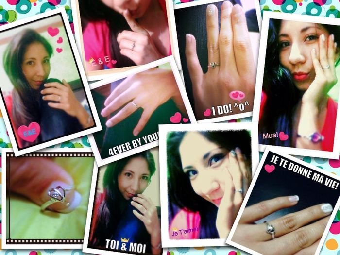 Collage mi Anillo de Compromiso! 