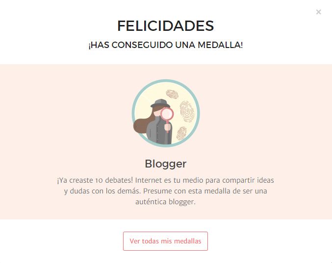 Medalla Blogger