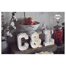 Mini letras para mesa