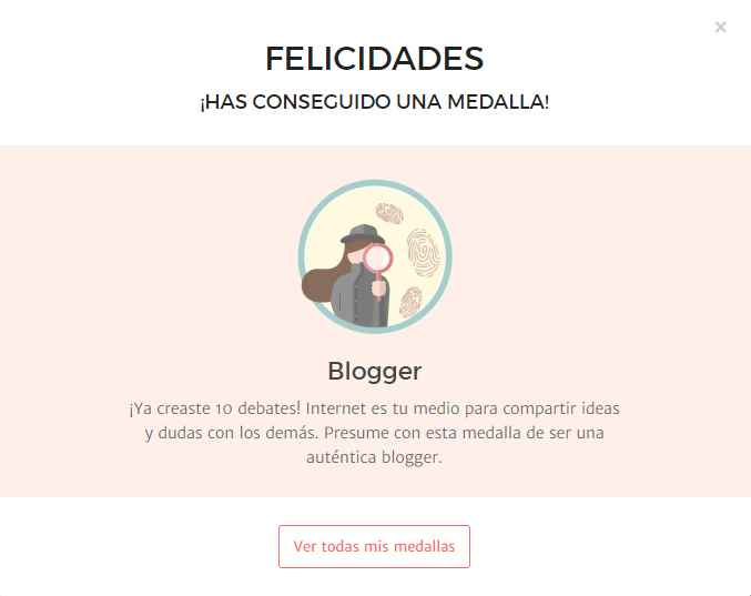 Medalla Blogger