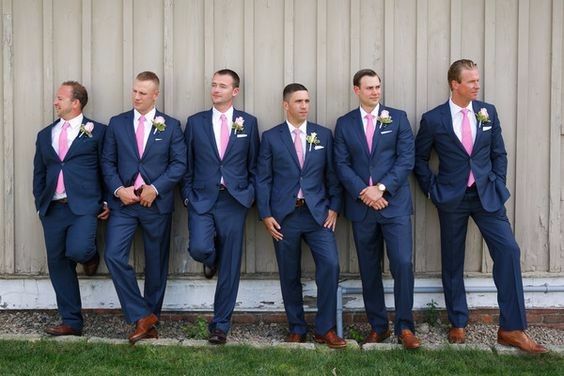 Detalles rosa para novio 10