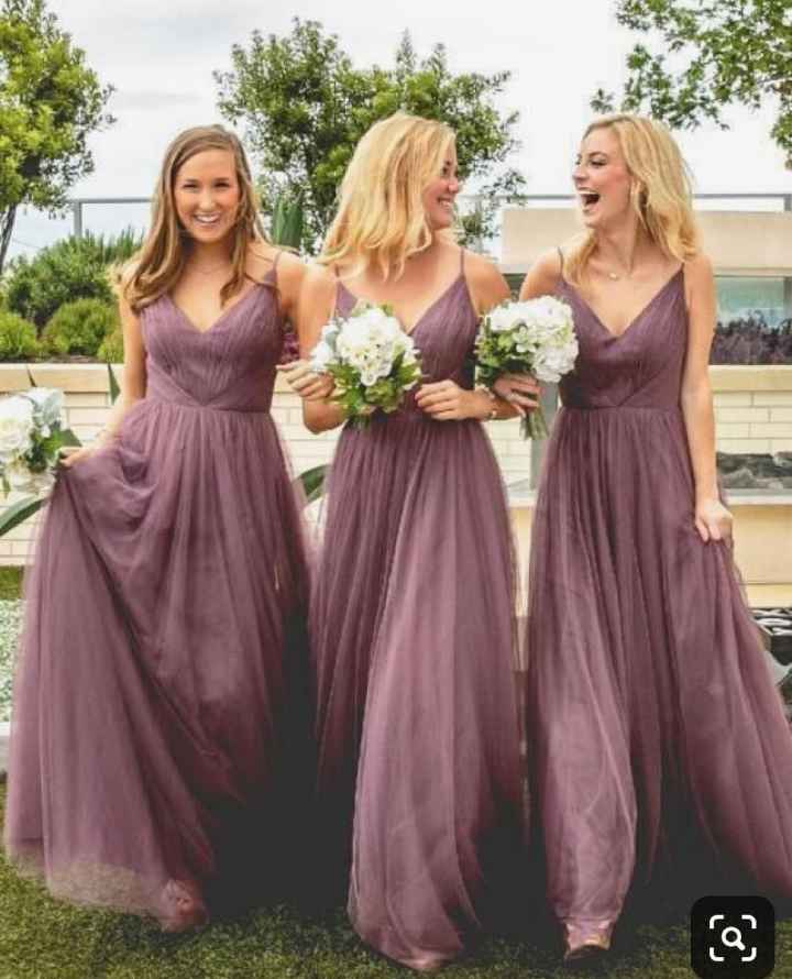 segundo color para vestido de dama 