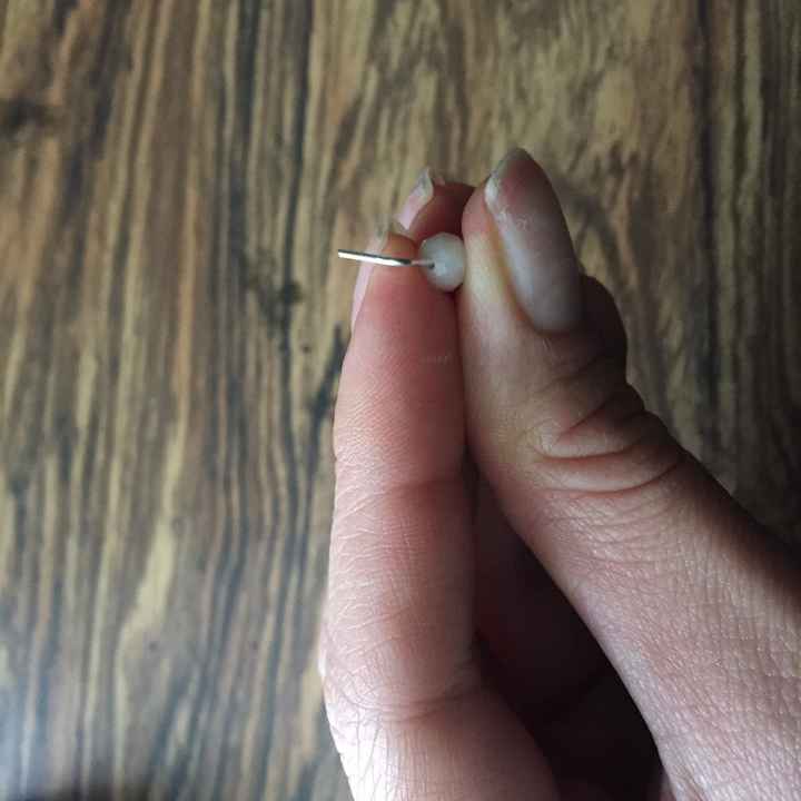 Doblar clavito hacia enfrente