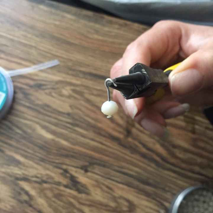 En forma de ganchito