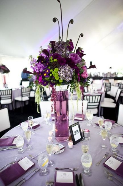 Bodas en color morado 8