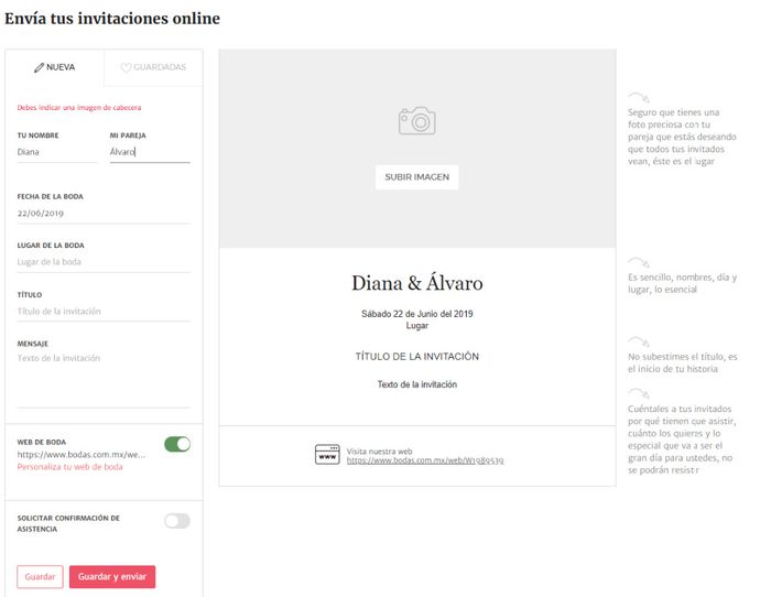 Gestiona tus Invitados en Bodas.com.mx 👫 5